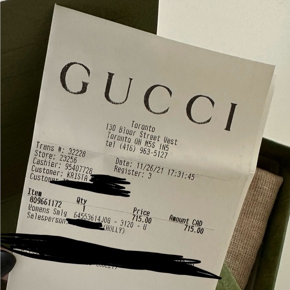 Authentic Gucci Jackie 1961 Compact Wallet in Green - Picture 6 of 6